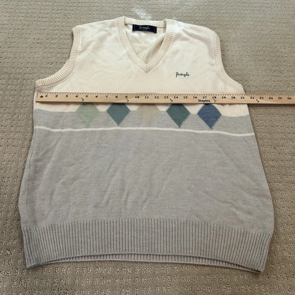 Pringle From Scotland Vest Sweater Mens XL Knit Pullover